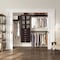 John Louis Home Solid Wood Walk-In Closet System with 6 Drawers and Glass Doors Espresso JLH-286 - alternate 1